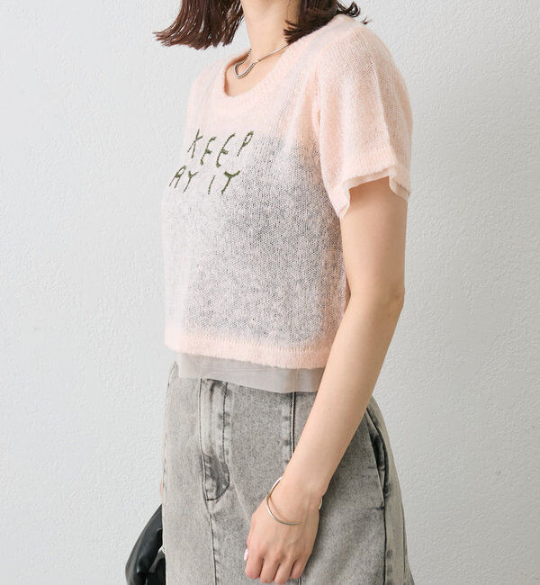  「刺繍チビニット」|ニット・セーター|