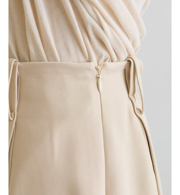  「【3サイズ展開】レイヤードミニスカパン」|チノ|