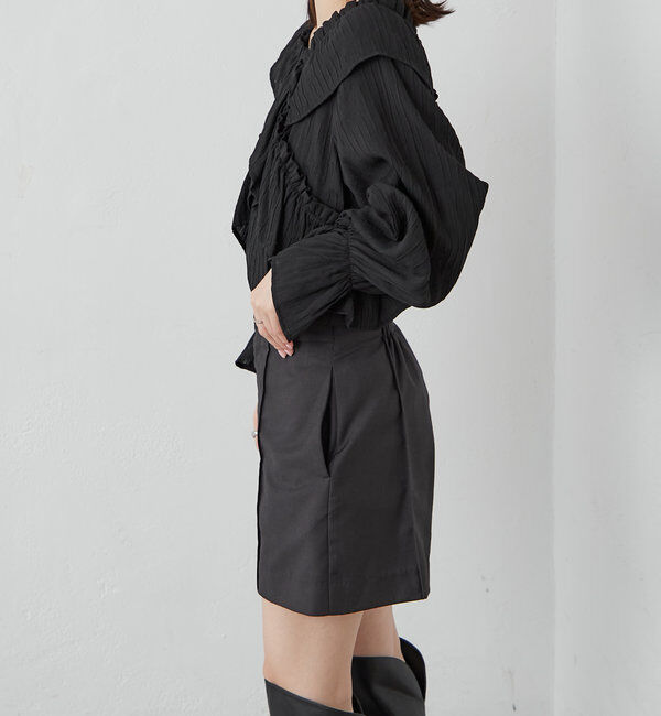  「[mline]オフショルフリルブラウス」|シャツ・ブラウス|