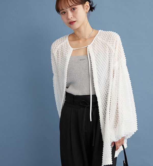  「フリンジシェイプチュニック」|シャツ・ブラウス|