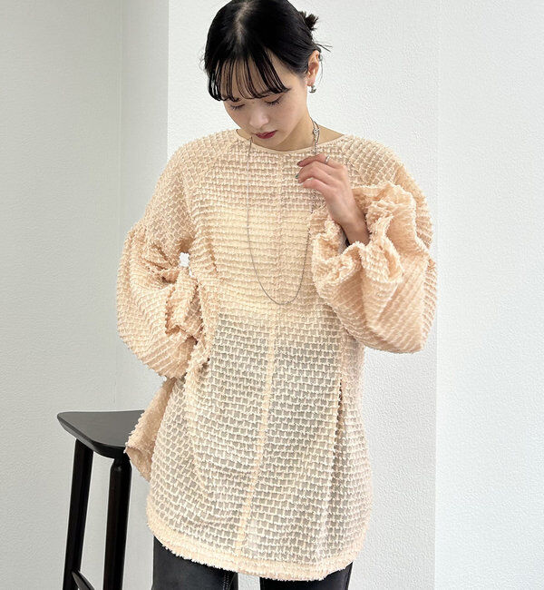  「フリンジシェイプチュニック」|シャツ・ブラウス|