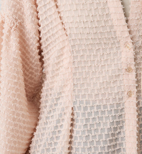  「フリンジシェイプチュニック」|シャツ・ブラウス|