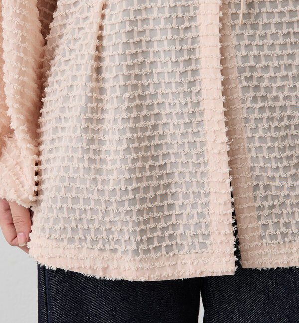  「フリンジシェイプチュニック」|シャツ・ブラウス|