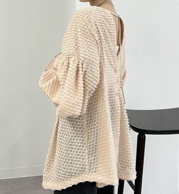  「フリンジシェイプチュニック」|シャツ・ブラウス|