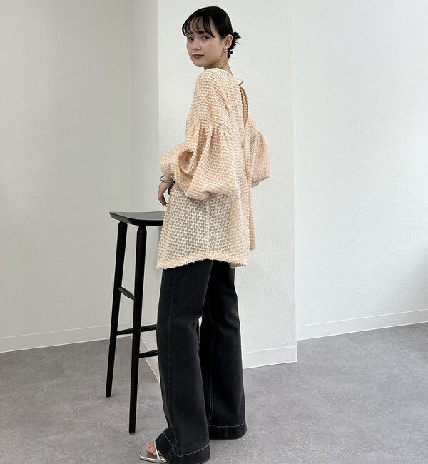  「フリンジシェイプチュニック」|シャツ・ブラウス|