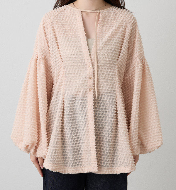  「フリンジシェイプチュニック」|シャツ・ブラウス|