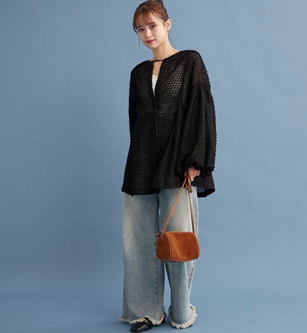  「フリンジシェイプチュニック」|シャツ・ブラウス|
