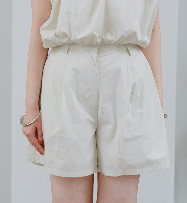  「タックボリュームショートパンツ」|チノ|