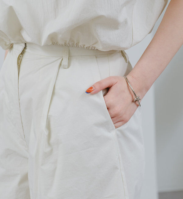  「タックボリュームショートパンツ」|チノ|