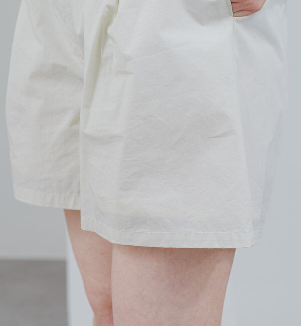  「タックボリュームショートパンツ」|チノ|