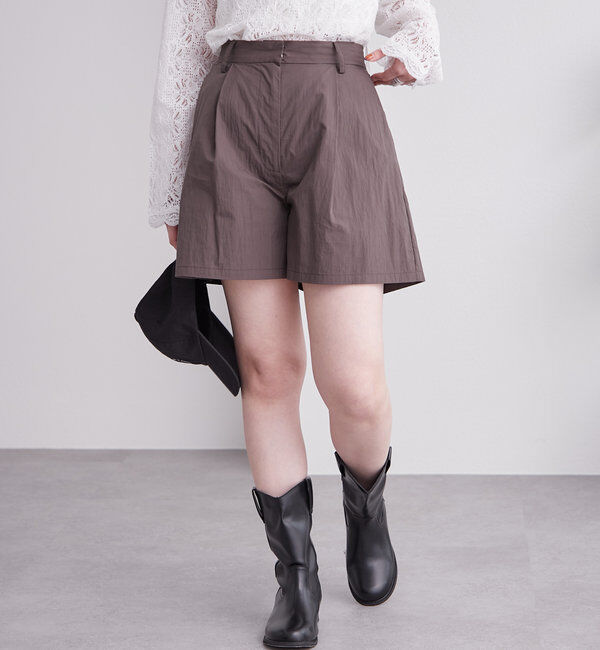  「タックボリュームショートパンツ」|チノ|
