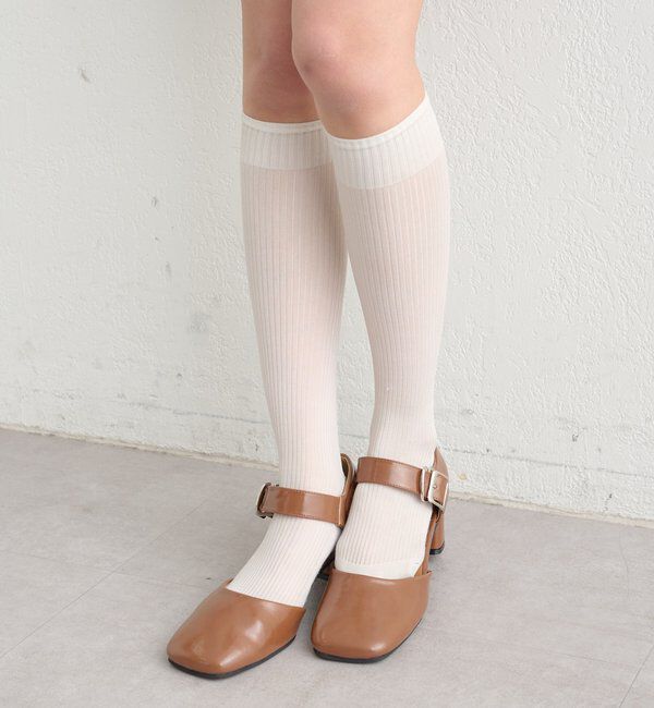  「バックルスクエアパンプス」|パンプス|