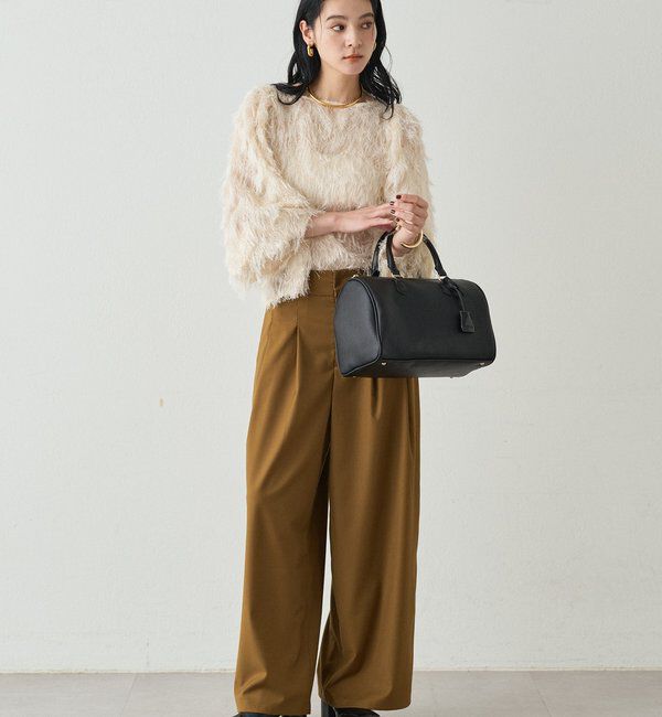  「タブベルトワイドパンツ」|チノ|