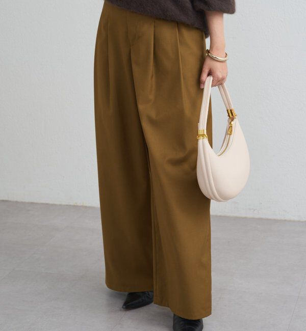  「タブベルトワイドパンツ」|チノ|