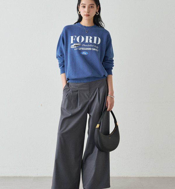  「タブベルトワイドパンツ」|チノ|