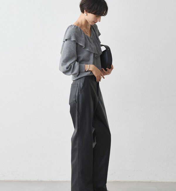  「フリルカラーニット」|ニット・セーター|