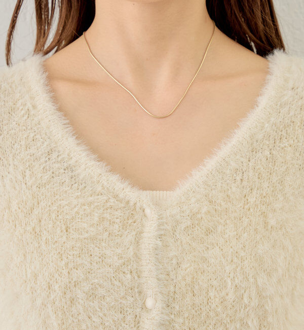  「【2WAY】シャギーペプラムVニット」|パーカー|