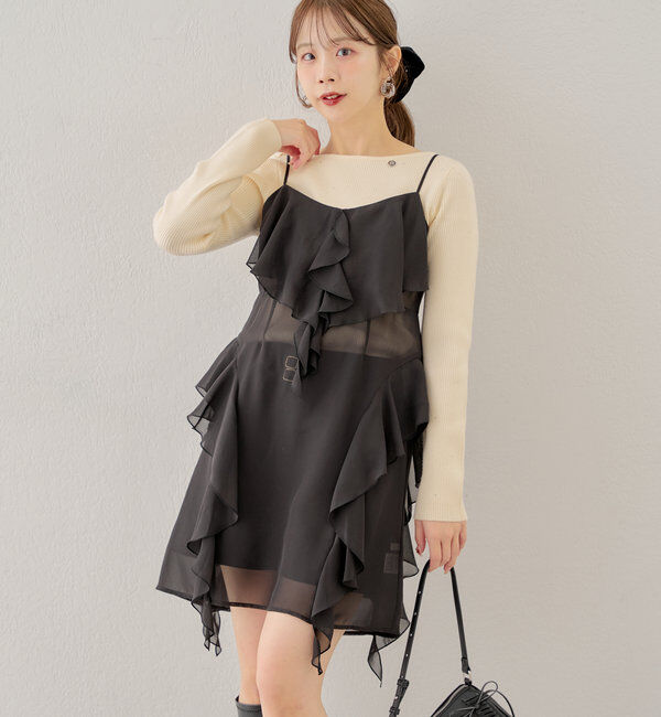  「フリルキャミワンピースボレロセット」|その他|