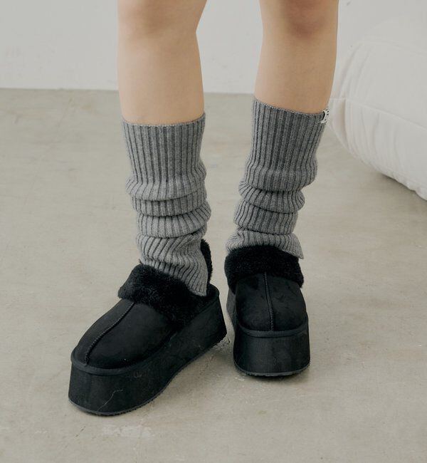  「ネーム付きリブレッグウォーマー」|ソックス|