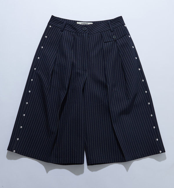  「【HiNT/ヒント】スタッズタックハーフスラックス」|その他|