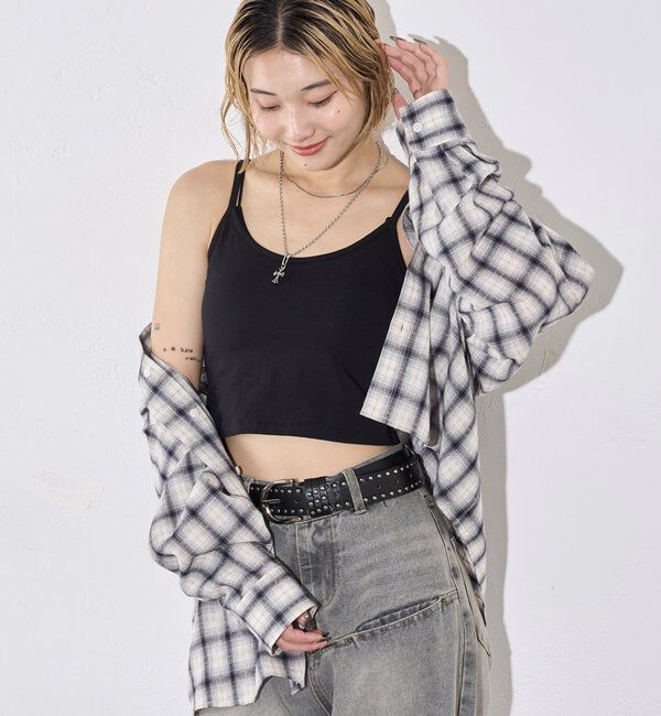  「カップ付きキャミソール」|キャミソール|