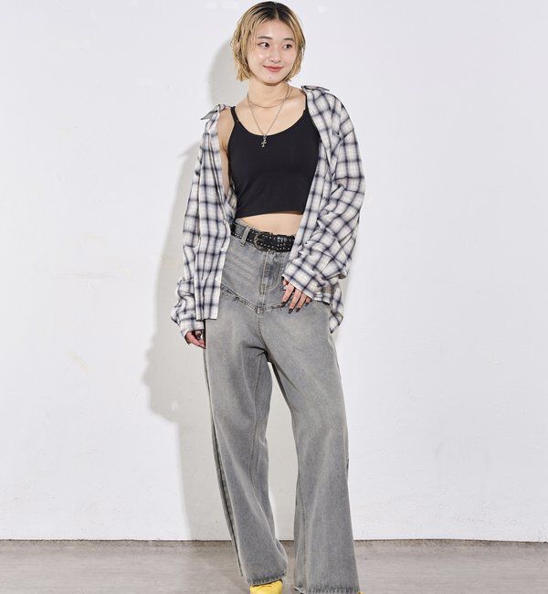  「カップ付きキャミソール」|キャミソール|