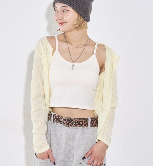  「カップ付きキャミソール」|キャミソール|