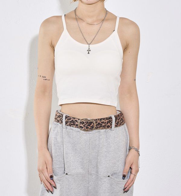  「カップ付きキャミソール」|キャミソール|