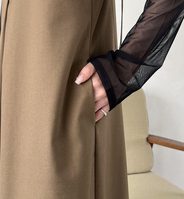  「【低身長サイズあり】タックベアワンピース」|ワンピース|