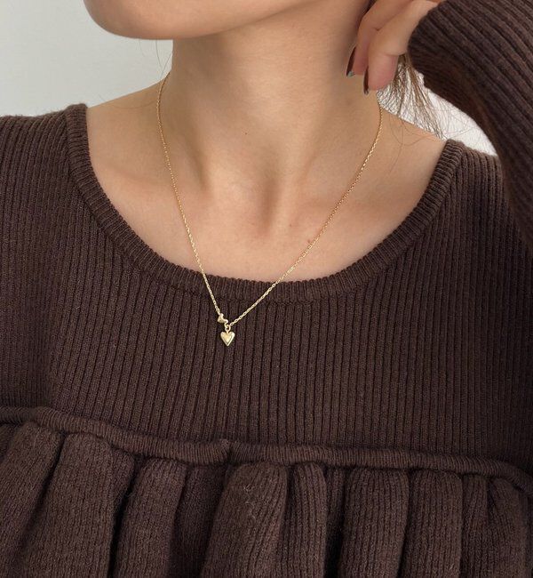  「〈GOLDY/ゴールディ〉親子ハートプチネックレス」|リング|