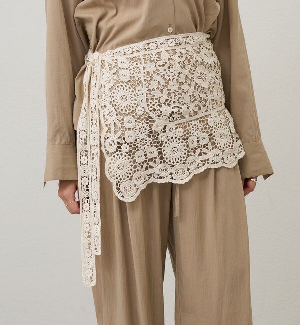  「【26SS予約】レースショール」|バンダナ・スカーフ|