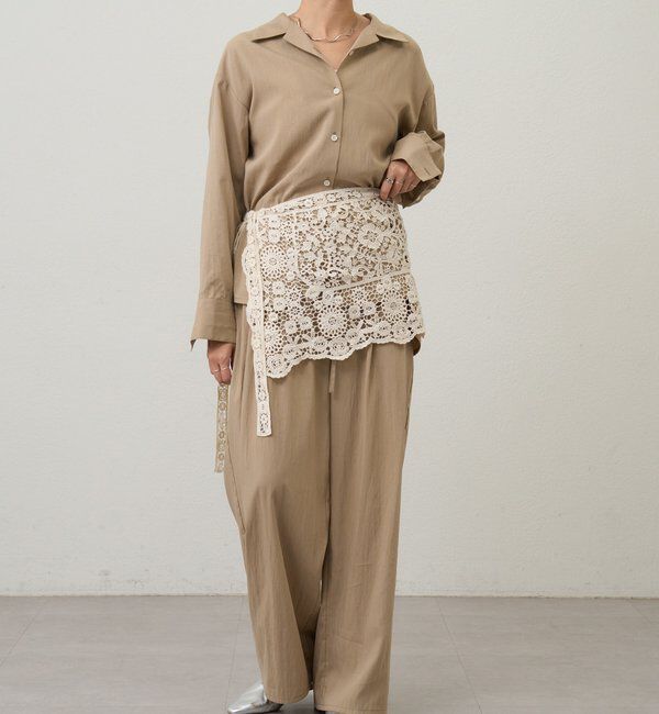  「【26SS予約】レースショール」|バンダナ・スカーフ|