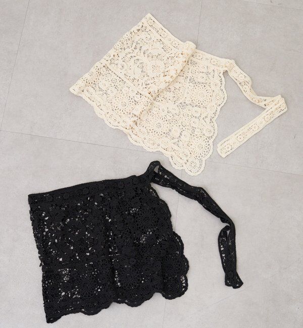  「【26SS予約】レースショール」|バンダナ・スカーフ|
