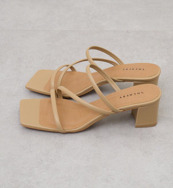  「ストラップヒールサンダル」|サンダル|