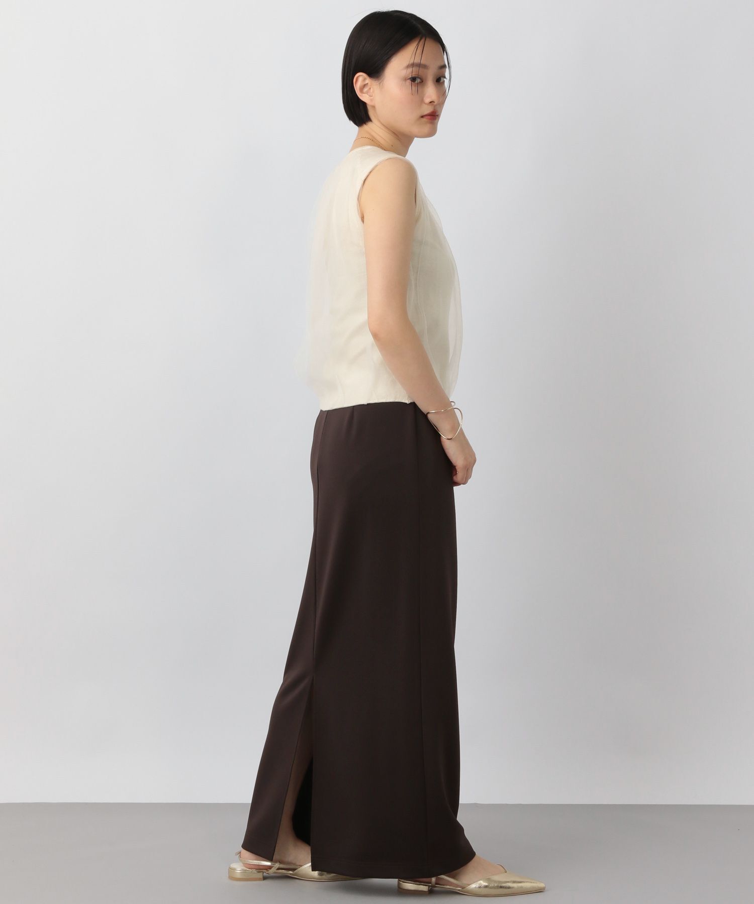 A part by 「ポインテッドフラットパンプス」|パンプス|