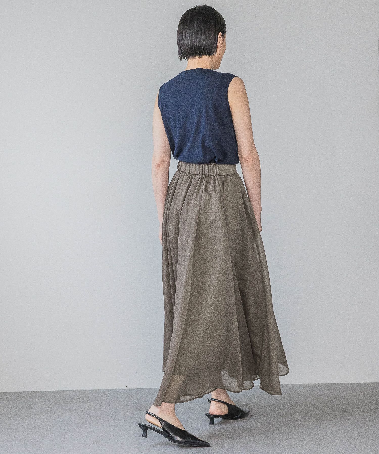 A part by 「【接触冷感】Frozzee ノースリーブニット」|Tシャツ・カットソー|