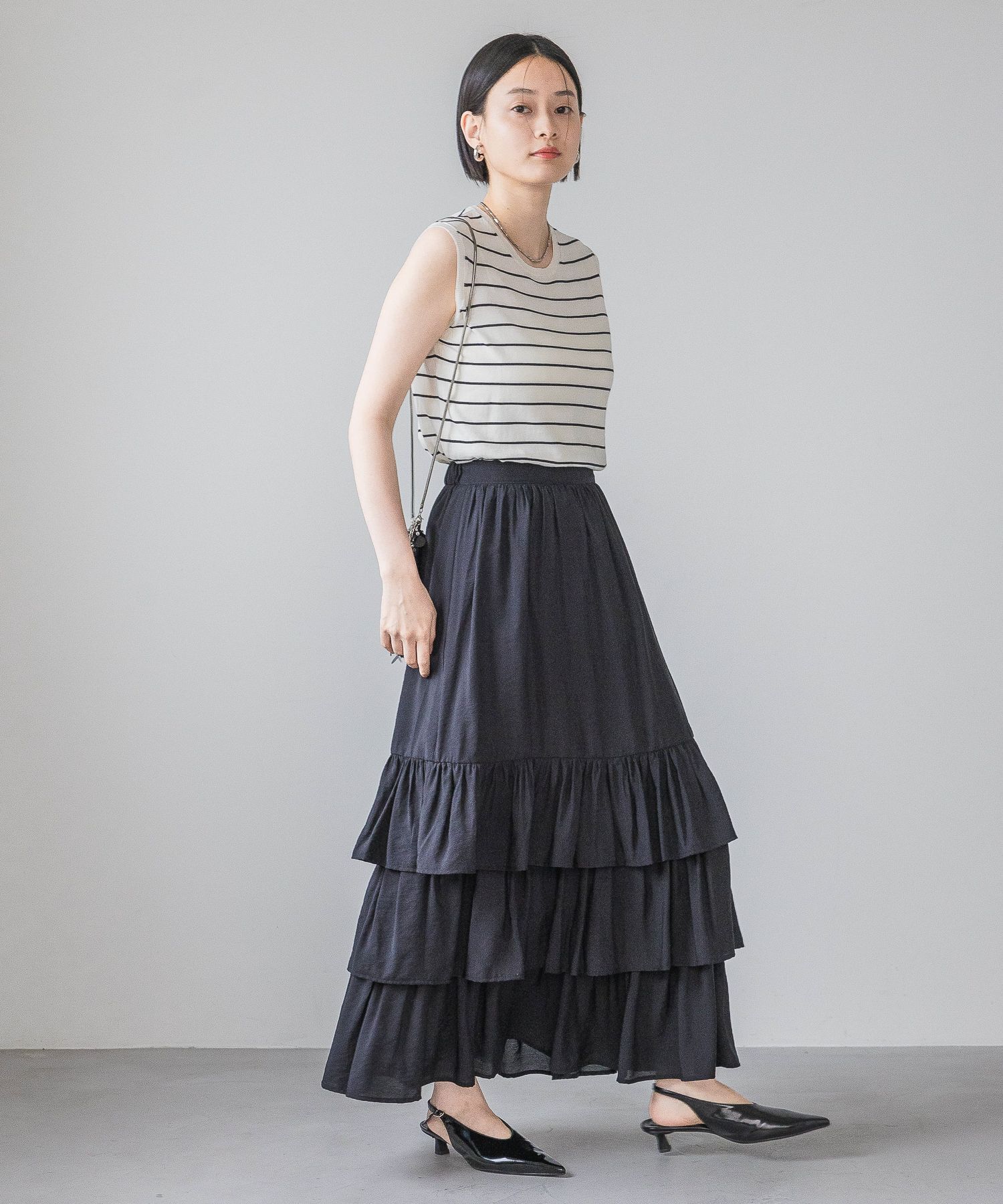 A part by 「【接触冷感】Frozzee ノースリーブニット」|Tシャツ・カットソー|