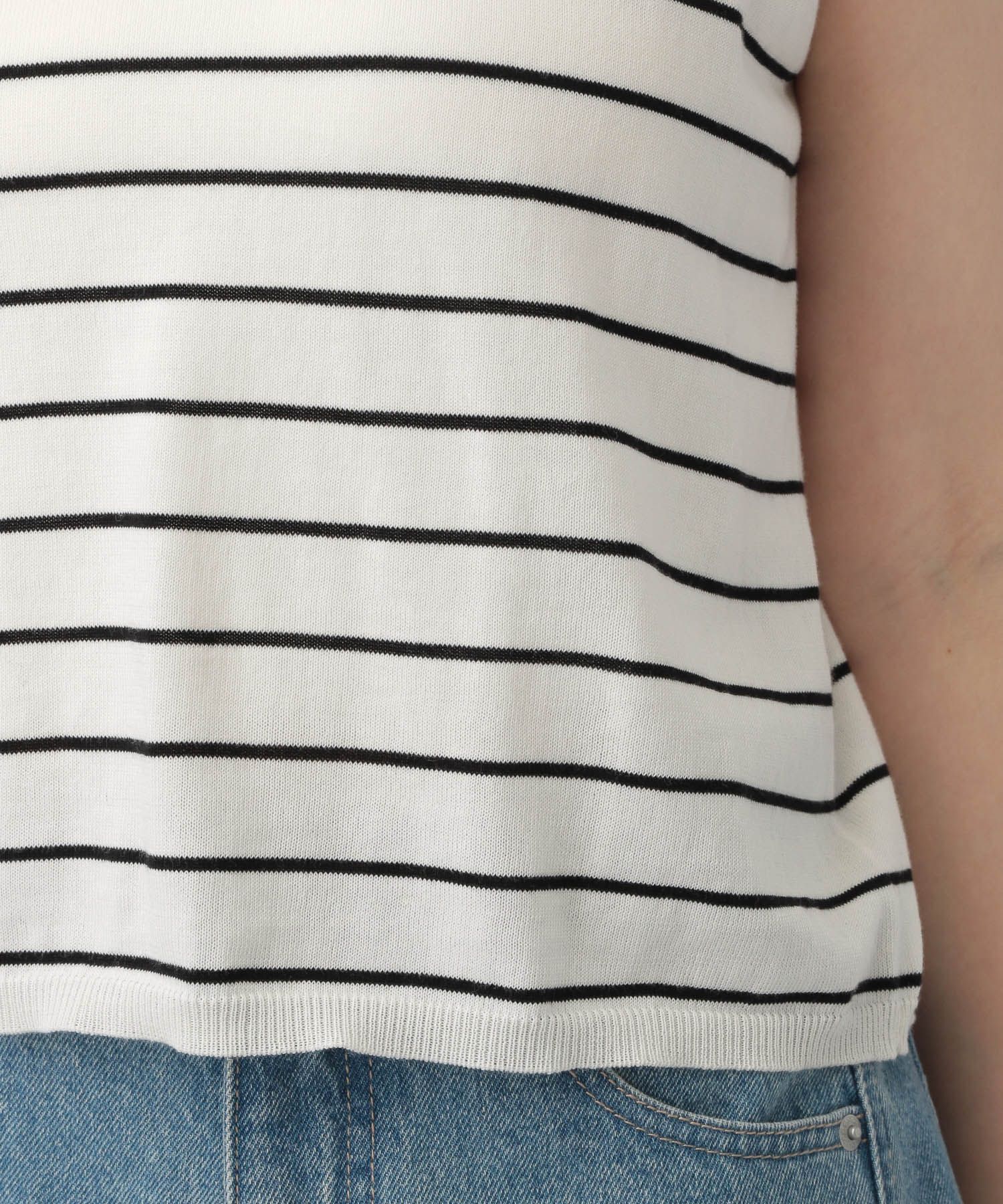 A part by 「【接触冷感】Frozzee ノースリーブニット」|Tシャツ・カットソー|