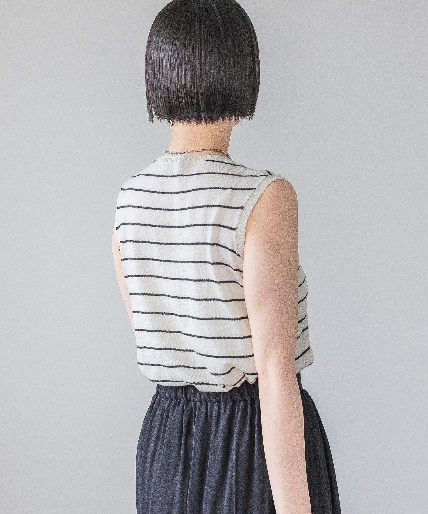 A part by 「【接触冷感】Frozzee ノースリーブニット」|Tシャツ・カットソー|