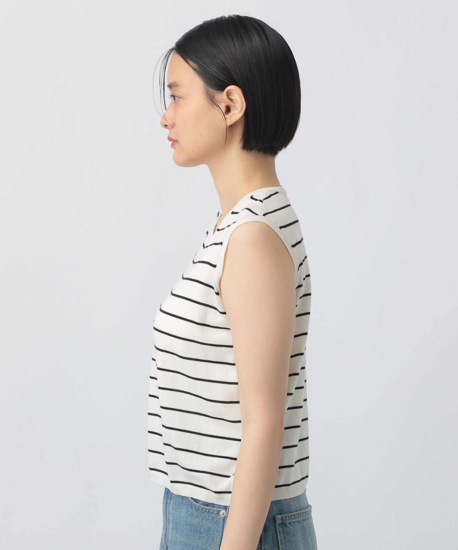 A part by 「【接触冷感】Frozzee ノースリーブニット」|Tシャツ・カットソー|