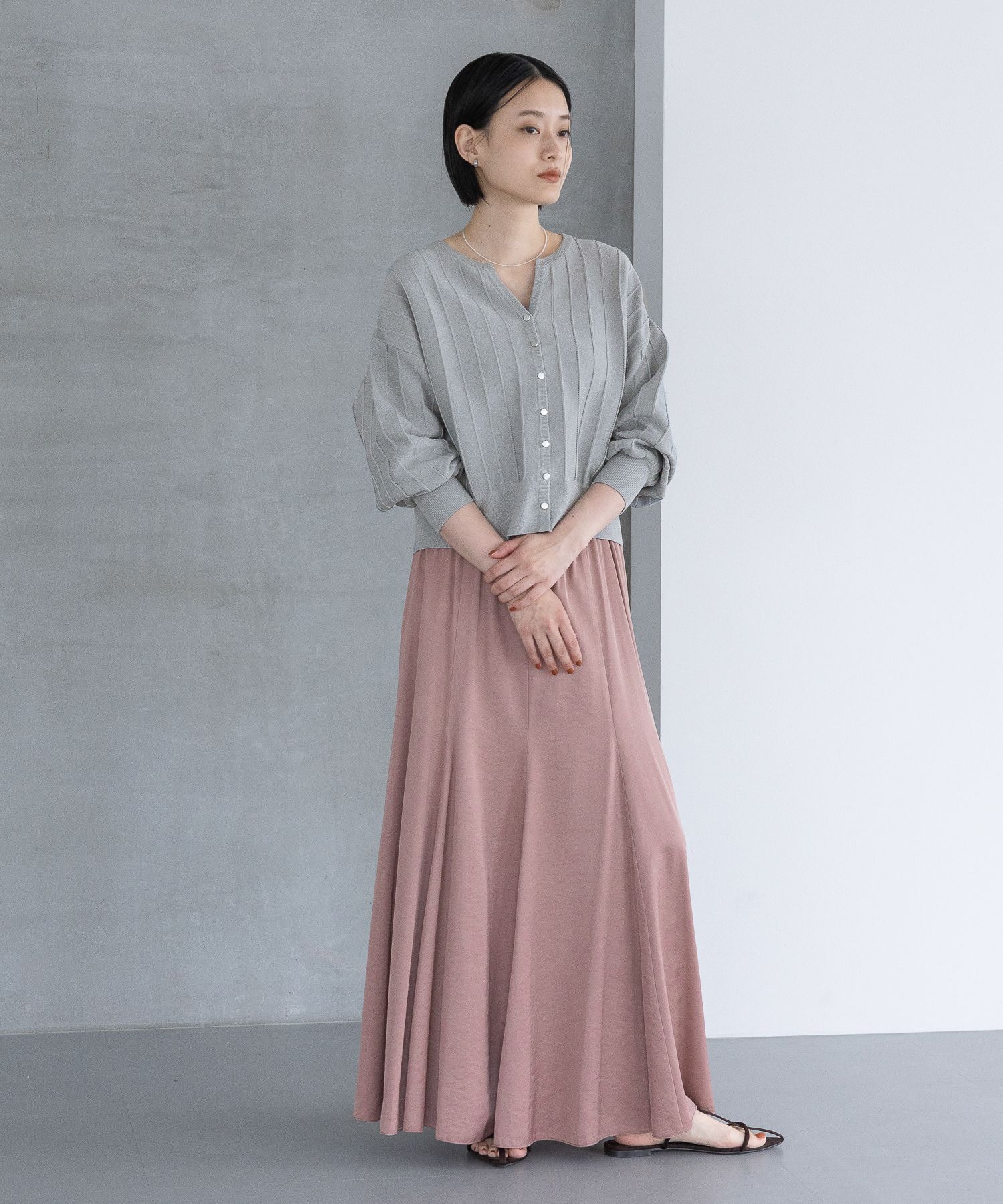 A part by 「ツヤフレアスカート」|スカート|