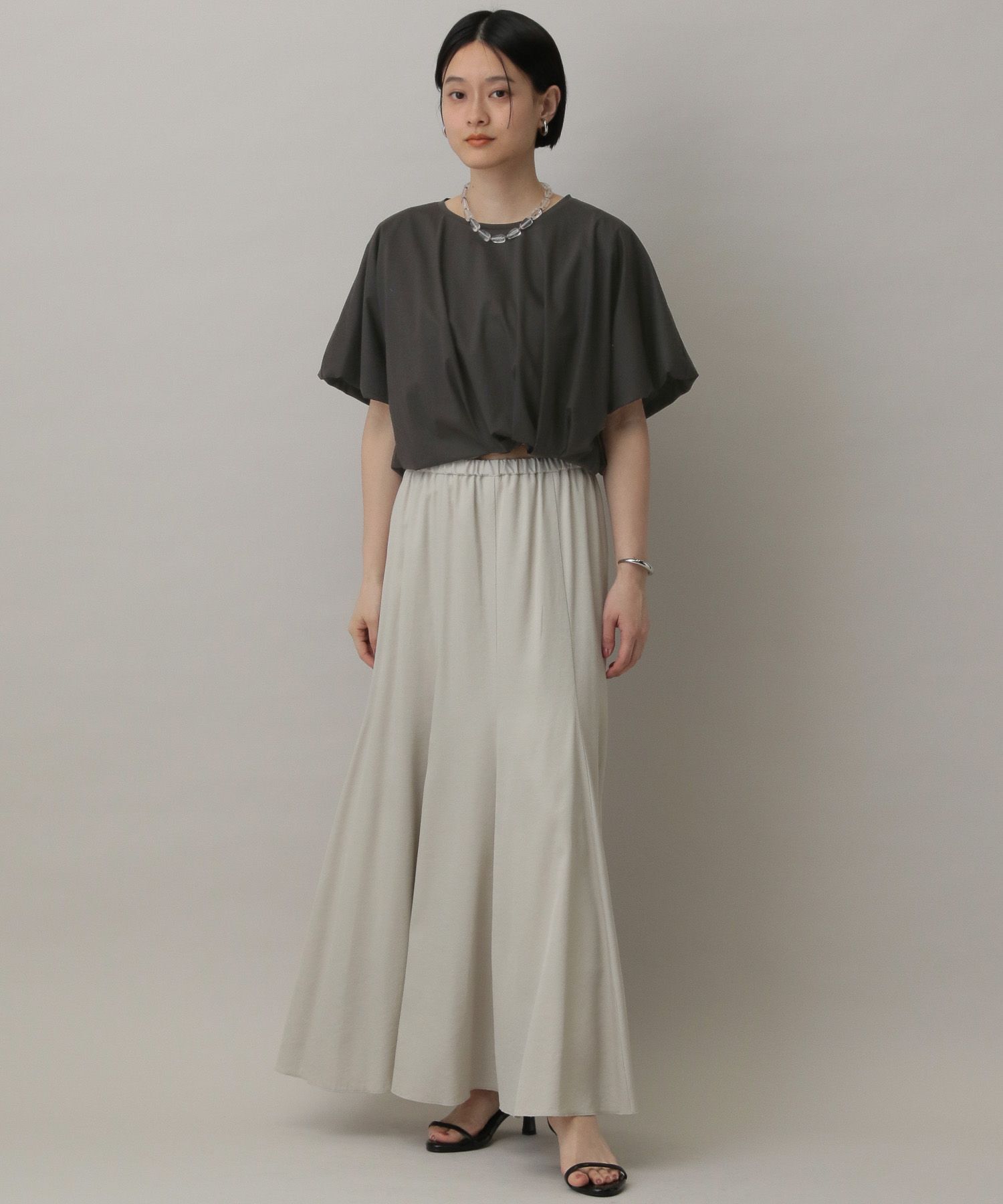 A part by 「ツヤフレアスカート」|スカート|