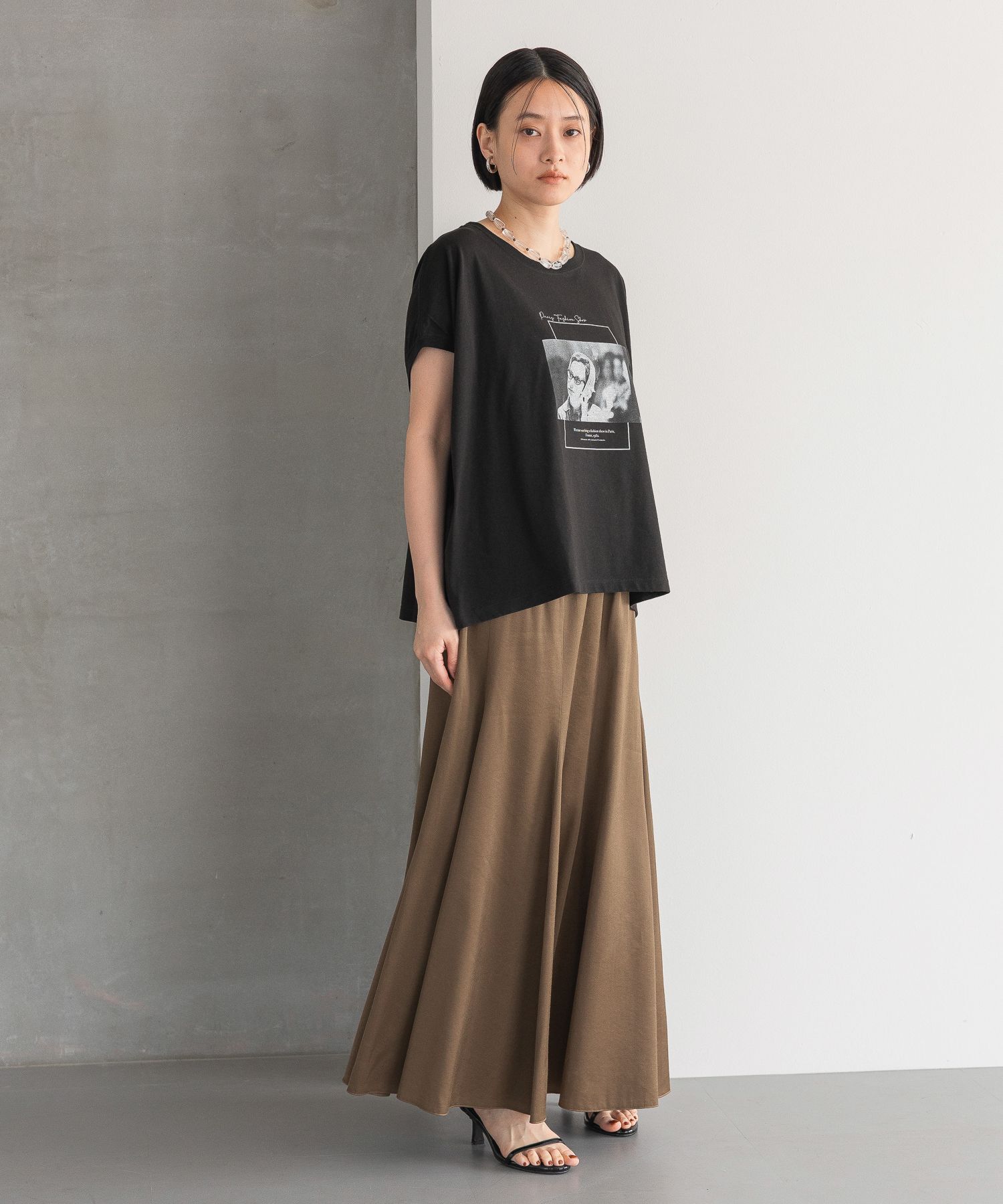 A part by 「ツヤフレアスカート」|スカート|