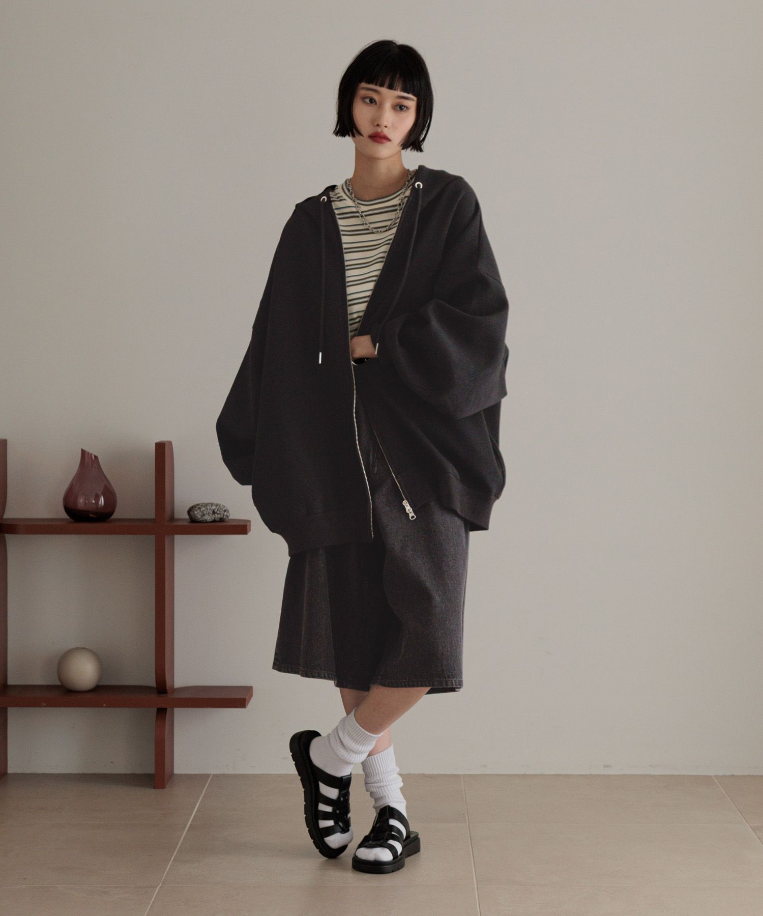 LOWRYS FARM「ＢＩＧＺＩＰフーディ」|Tシャツ・カットソー|