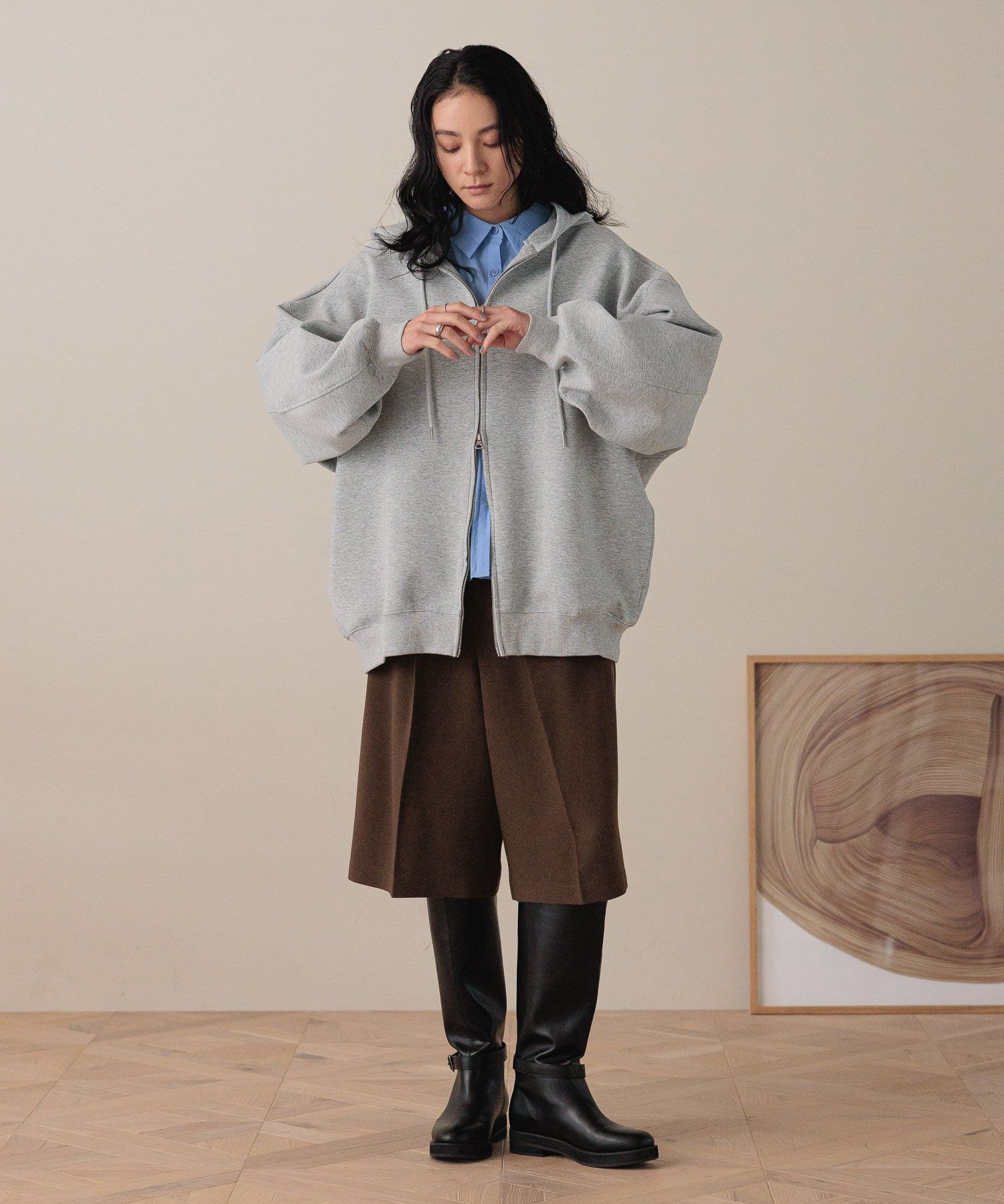 LOWRYS FARM「ＢＩＧＺＩＰフーディ」|Tシャツ・カットソー|