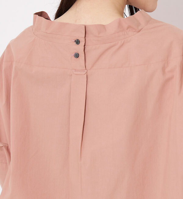 collex「オフスタンドカラーコットンブラウス」|シャツ・ブラウス|