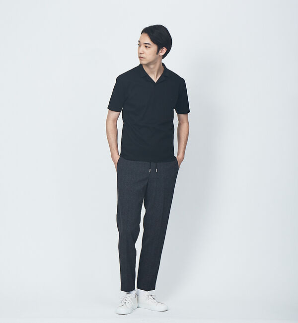 ABAHOUSE「ALBINI オープンカラー ポロシャツ」|ポロシャツ|