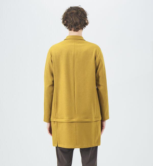 ABAHOUSE「ツイル ストレッチ 2WAY ショップコート」|テーラードジャケット|