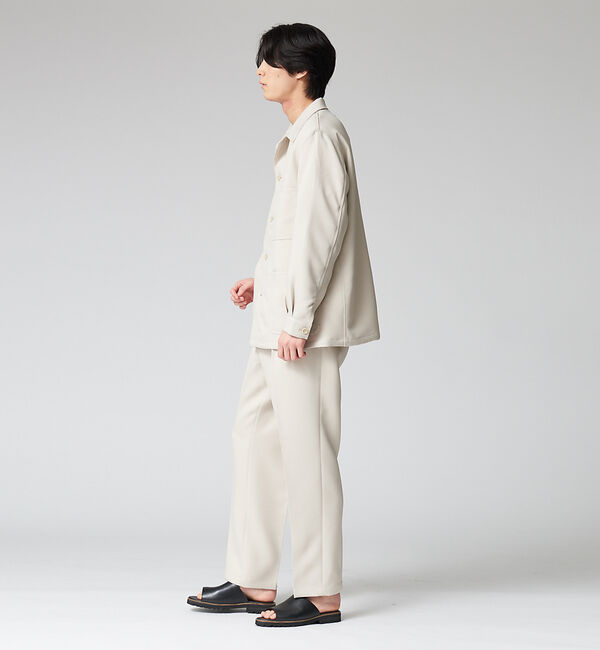 ABAHOUSE「【セットアップ対応】スモーキー カバーオール シャツブルゾン」|ブルゾン・スタジャン|