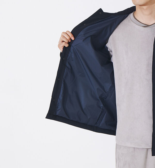 ABAHOUSE「【別注 DESCENTE / デサント】ライトパフ シャツブルゾン」|ブルゾン・スタジャン|